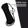 thumbnail image 4 of QualitChoice Diving Rope Snorkeling Handle Climbing Tree Lanyard Underwater Freediving Mountaineering Lifeline Clothes Hanging Escape Tool Black Black, 4 of 6