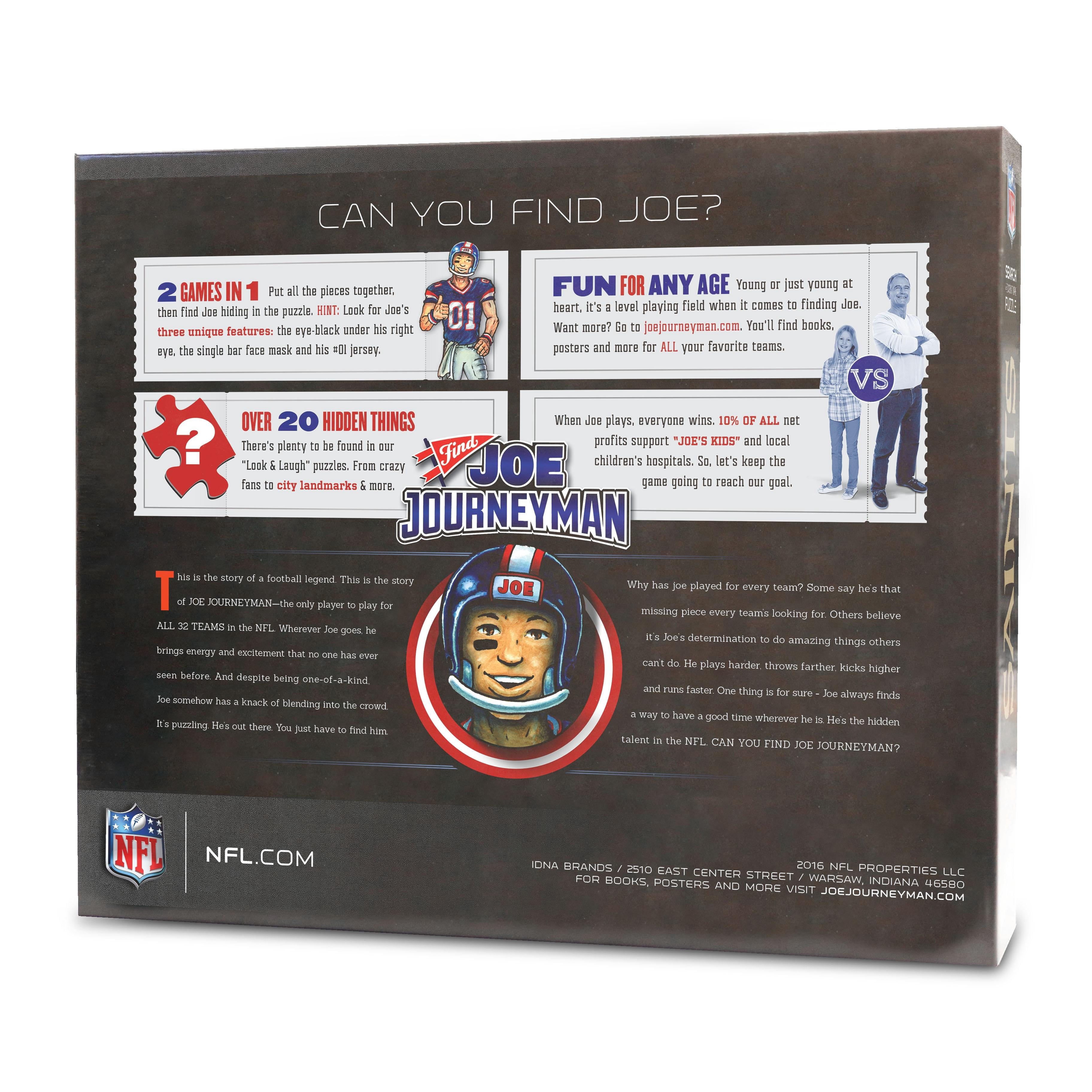 YouTheFan NFL New Orleans Saints Joe Journeyman Puzzle - 500 PC