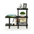 thumbnail image 3 of Furinno 31.5"W x 11.61"D x 27.83"H 3-Shelf Freestanding Shelves, Espresso and Black, 3 of 5