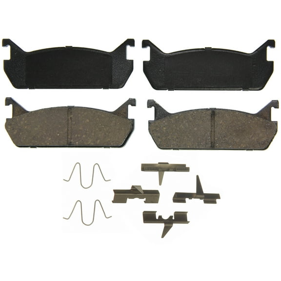 Wagner QuickStop ZD458 Ceramic Disc Brake Pad Set Fits select: 1990-1993 MAZDA MX-5 MIATA, 1991-1996 FORD ESCORT