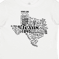 thumbnail image 4 of Inktastic Texas Word Salad State Outline Boys or Girls Toddler T-Shirt, 4 of 5
