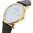 thumbnail image 3 of Bulova Men's Brown Leather Quartz Dress Watch 97B100, 3 of 3