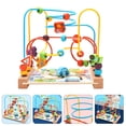 thumbnail image 3 of MasteelfCA 1 Pce Jouet Labyrinthe de Perles Rondes Amusant Jouet Éducatif pour Enfants, 3 of 8