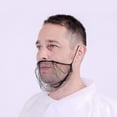 thumbnail image 5 of 100pcs Disposable Breathable Kitchen Beard Cover Protector Net for Men, 5 of 5