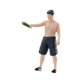 thumbnail image 4 of 1/64 Figura en miniatura Figura humana Modelo de escena en miniatura Personas Figura sosteniendo una botella Mini People Figurine para sala de estar, 4 of 9