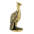 thumbnail image 2 of Adorno de de latón, estatuilla de pavos reales, decoración de pavos reales, colección de animales pequeños, estatuilla para el hogar, sala, 2 of 9