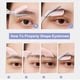 thumbnail image 4 of 1/2/3Pcs Eyebrow Trimming Knife Eyebrow Face Razor For Women Eyebrow Scissors With Comb Brow Trimmer Scraper, 4 of 4