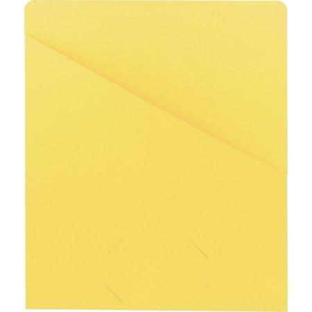 UPC: 0086486754347 | Smead Organized Up Slash-Style File Jackets Letter – 8 1/2  x 11  Sheet Size – 11 pt. Folder Thickness – Yellow – 1.49 lb – Recycled – 25 / Pack
