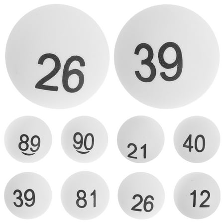 PBPBOX 100 Pcs Pong Balls For Party Games Durable White Table Tennis Balls For Raffles Decorations And Activities