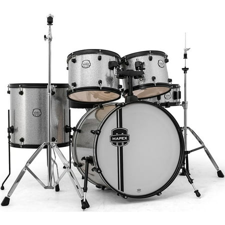 Mapex Horizon 5PC SHELL PACK HZB529SJRY Trans Rattan Yellow with Hammered Snare