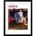 thumbnail image 2 of Art.com Breaking Home Ties Saturday Evening Post Cover, September 25,1954 Giclee Print by Norman Rockwell, Black Frame Wall Art, 32" x 40", 2 of 5