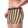 thumbnail image 4 of Male Cool Minimalist Italy Flag Underwear Italian Patriotic Boxer Briefs Breathbale Shorts Panties Underpants, 4 of 6