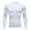 White, variant on Black T-Shirts Men Compression Shirts Men Long Sleeve Base Layer Undershirt Gear Workout T Shirt