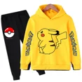 thumbnail image 1 of Conjunto de sudadera con capucha de Super Mario Bros para bebé, ropa informal para niño y niña, 2 piezas, primavera y otoño, 1 of 1