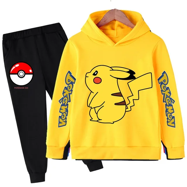 Conjunto de sudadera con capucha de Super Mario Bros para bebé, ropa informal para niño y niña, 2 piezas, primavera y otoño