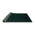 thumbnail image 2 of Ahgly Company Indoor Round Abstract Turquoise Blue Contemporary Area Rugs, 8' Round, 2 of 4