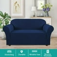 thumbnail image 1 of Housse de Canapé Polyester, Housse de Canapé 1X Housse de Canapé. (Bleu-B), 1 of 2
