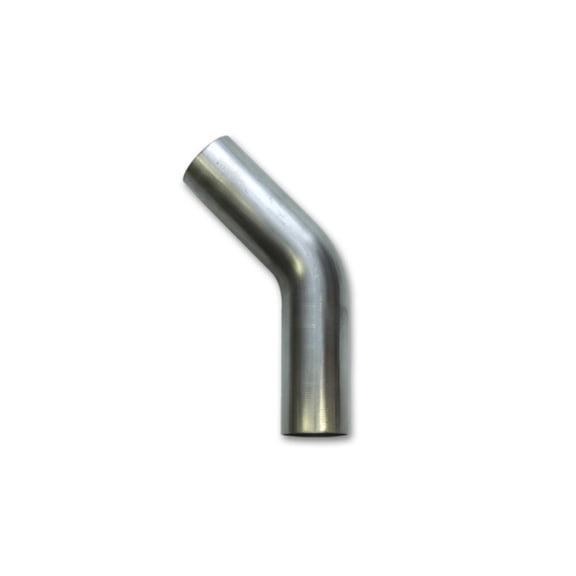 Vibrant 1in OD T304 SS 45 Deg Mandrel Bend 5in Leg Length (2in Centerline