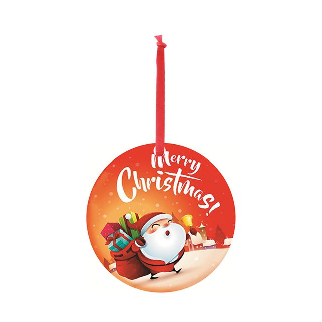 Delicate Iron Art Christmas Pendant Merry Christmas Tree Hanging Pendant Decor