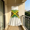 thumbnail image 2 of Glisme Toddler Girls Dress Graphic Print Sleeveless Crew Neck Back To School Daily Wear Girls Dresses Size 3-4 Years, 2 of 3