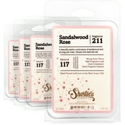 Sandalwood Rose Wax Melts Bulk Pack - Highly Scented + Natural Oils - Shortie's Candle Company