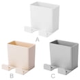 thumbnail image 3 of enqiretly Wall Hanging Remote Controller Bracket Home Mobile Phone Rack No Hole Charging Storage Box, 3 of 6