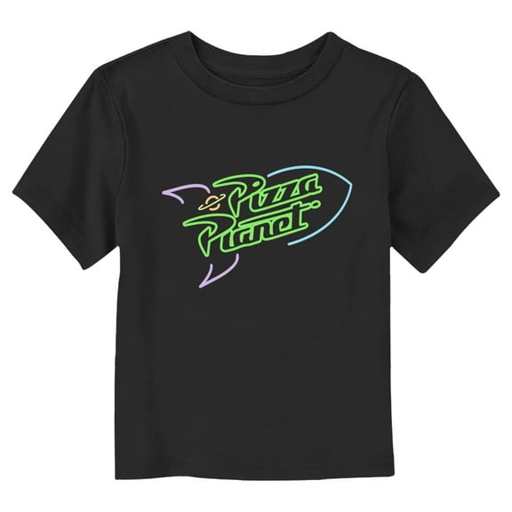 Toy Story Pizza Planet Neon Sign Graphic T-Shirt