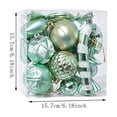 thumbnail image 3 of SHENGXINY Christmas Balls, Multi-Texture Assorted Shape Shatterproof Christmas Tree Ornaments for Tree Mantel Christmas Decorations, 3 of 6