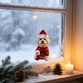 thumbnail image 6 of Dalxymotic Christmas Dog Hanging Ornament, Cute Puppy Xmas Hanging Pendant, Festive Themed Hang Tag Decor, Seasonal Decorative Dangler for Home, Indoor, Party, Tree, Mantel, 6 of 6