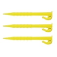 thumbnail image 4 of Plastic Tent Nail, Sand Stake Excellent Holding Power Serrated Design  For Garden Yellow, 4 of 8