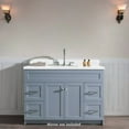 thumbnail image 6 of ARIEL Hamlet 49 in. Bath Vanity in White with Quartz Vanity Top in White with White Basin, 6 of 7