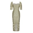 thumbnail image 4 of Puntoco Vestidos Mujer Verano Moda Mujer Sexy Sin Mangas Slim Wrap Hip Split Vestido Vestido, 4 of 8