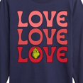 thumbnail image 3 of The Grinch - Grinch Love Stack  - Toddler & Youth Long Sleeve Graphic T-Shirt, 3 of 5