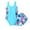 Cyan, variant on HAJWOH Girls One Piece Swimsuit with Shorts Sleeveless Stretchy Swimwear Sun Protection Padded Bathing Suit 5-14 Years