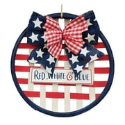 Way To Celebrate 4th of July Hanging Tobacco Décor Red, White & Blue