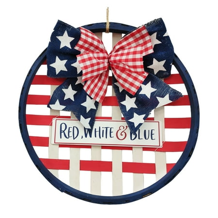 Way To Celebrate 4th of July Hanging Tobacco Décor Red, White & Blue