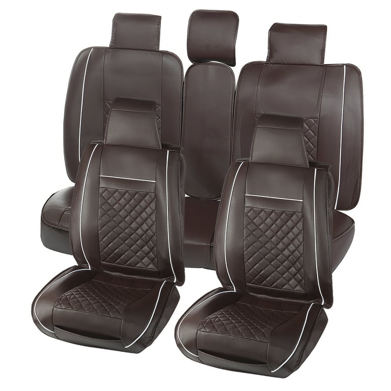 PU Leather Car Seat Cover for Front Seats, 1 Piece - Auto Seat