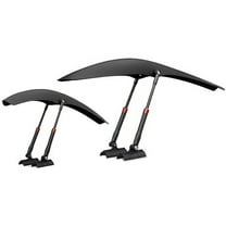 Front Rear Adjustable Extended Lightweight Bicycle Mudguards