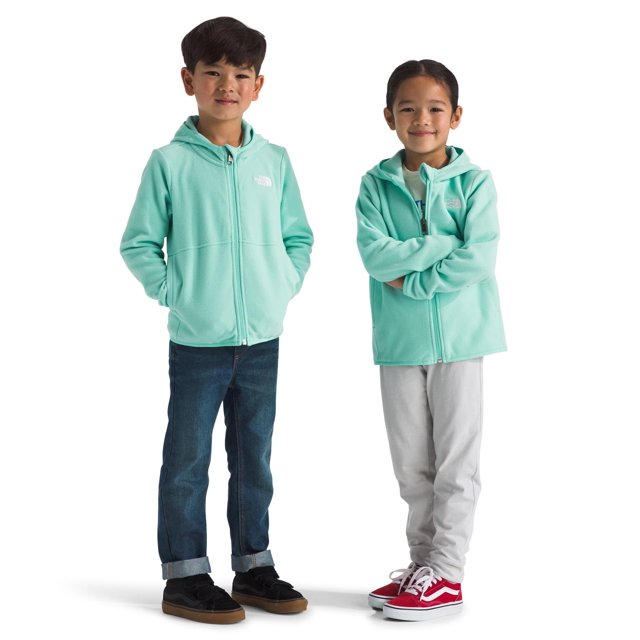 Sudadera con capucha THE NORTH FACE para niños Glacier con cierre completo Bright Foam 5