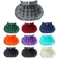 thumbnail image 2 of 59"Swing Egg Chair Cushion Replacement 6.3"Thickened Waterproof Removable Double Full Filling 2 Seater Hanging Egg Chair Cushions Outdoor Patio Hanging Basket Chair Cushions Orange, 2 of 8