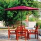 thumbnail image 4 of Sombrilla Para Exterior Jardin Playa 2.7mts Acero Reforzada rojo Sky Green HJSB25140001, 4 of 8