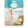 Amope Pedimask Foot Sock Mask, Macadamia Oil Essence, Blend Of Moisturizers To Rejuvenate & Soothe Your Feet (Pack of 6)