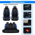 Subaru Premium Car Seat Covers, 5Seat Set, Waterproof PU Leather for Forester, Legacy, Outback