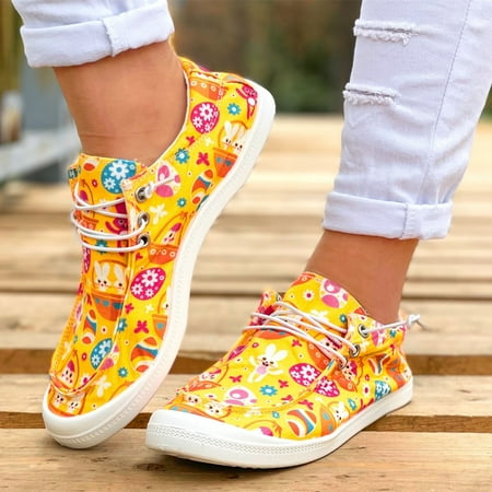

adviicd Womens Shoes Dressy Casual Womens Flip Flop Casual Women s Non Mesh Flowers Slip Solid Color Slip On Thick Sole Breathable Work Single Shoes Yellow 7
