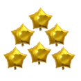 thumbnail image 1 of EeaseMX 50 globos de aluminio con forma de estrella de cinco puntas para decoración de fiestas, como San Valentín, bodas, cumpleaños (dorados)., 1 of 6