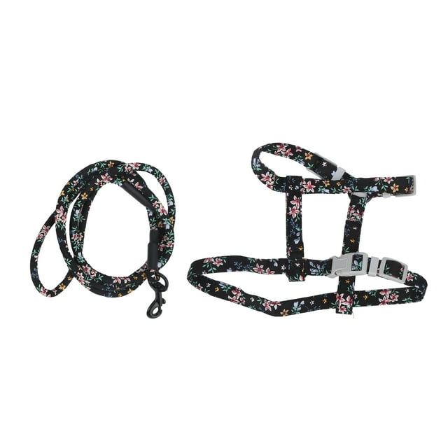 Japanese Style Cute Cat Chest Backand Leash,JapaneseStyle Cat Adjustable Harness Rabbit Harness Leash Set Pet Supply Dependable Performance