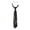 Black, variant on Punk Metal Chain Pre-Tied Necktie for Women Men, Cravate Pour Femme, Adjustable Uniform Tie for School Prom Party Business 1PC Pink