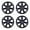 15"- Black Lacquer, variant on Set of 4- 14" Universal Wheel Rim Covers, Black Lacquer Hubcaps, ABS Material, Snap-On Replacement for Toyota Nissan Hyundai Honda BYD KIA Tesla and More Models