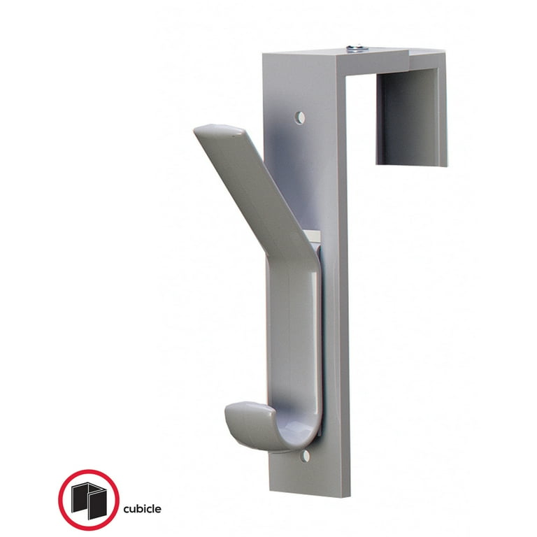 Deflecto Plastic Partition Hooks - 2 Hooks - for Garment - 2 / Pack Deflecto Plastic Partition Hooks - 2 Hooks - for Garment - 2 / Pack