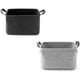 thumbnail image 1 of 2pcs-bolsa de almacenamiento de fieltro-gris claro/gris oscuro grande 39*29*25 Adepaton MZQ-0223-2, 1 of 7